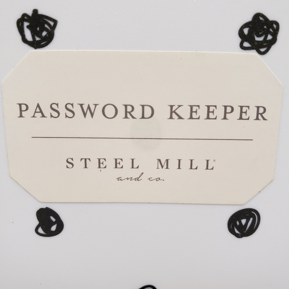 Steel Mill Password Keeper Notebook to save Passwords. - Picture 5 of 12